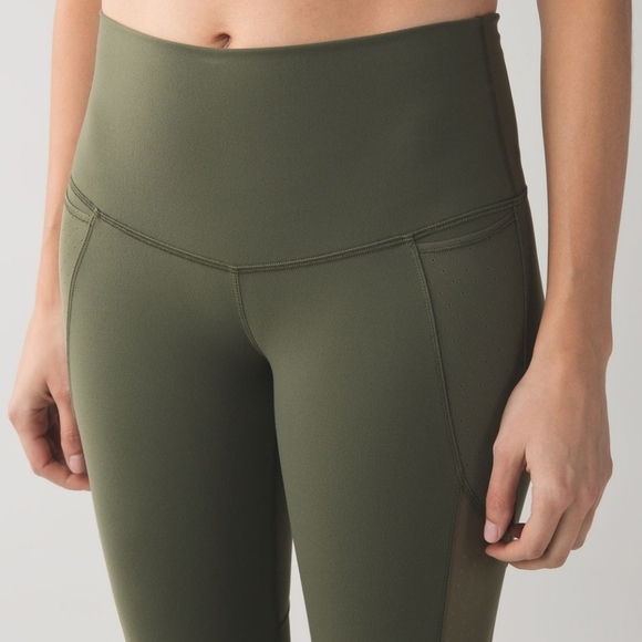 Lululemon Barre Star Pant in Fatigue Green size 6 NWT - Picture 4 of 10